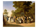 Politicians in the Tuileries Gardens  1832