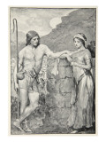 Olaf and Sigrid  from 'Hero Myths and Legends of the British Race' by MI Ebbutt  1910