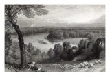 The Thames from Richmond Hill  engraved by J Saddler  printed by Cassell  Petter and Galvin
