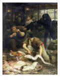 The Fish Market in the Morning  1880
