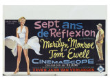 The Seven Year Itch  Belgian Movie Poster  1955