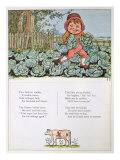A Goblin Stealing Cabbages  Illustration for a poem from 'Under the Window'