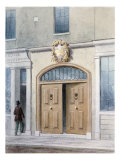 The Entrance to Coachmakers Hall  1854