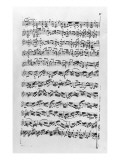 Copy of 'Partita in D Minor for Violin' by Johann Sebastian Bach