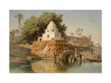 Tomb of Sheikh Ababda in Minya  Middle Egypt  1871