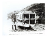 Ambulance Car on One of the Light Railways at Verdun  c1916