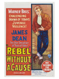 Rebel Without a Cause  Australian Movie Poster  1955