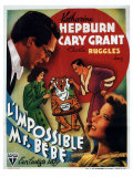 Bringing Up Baby  German Movie Poster  1938