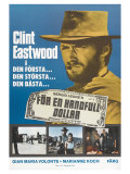 A Fistful of Dollars  Swedish Movie Poster  1964