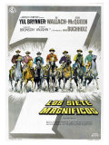 The Magnificent Seven  Spanish Movie Poster  1960