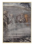 The Gods grow wan and aged at loss of Freia  illustration from 'The Rhinegold and the Valkyrie'