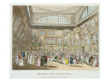 Exhibition Room  Somerset House  from 'Ackermann's Microcosm of London'  1808