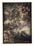 The ride of the Valkyries  illustration from 'The Rhinegold and the Valkyrie'  1910