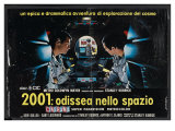 2001: A Space Odyssey  Italian Movie Poster  1968