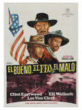 The Good  The Bad and The Ugly  Spanish Movie Poster  1966