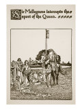 Sir Mellegrans Interrupts the Sport of Queen  from 'The Story of Sir Launcelot and His Companions'