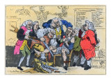 Caricature of Georgian Surgeons at Work  1793