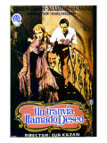 A Streetcar Named Desire  Spanish Movie Poster  1951