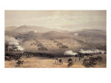 Charge of Light Cavalry Brigade  25th October 1854  engraved by E Walker  pub by Colnaghi and Co