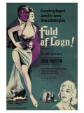 Beat the Devil  Danish Movie Poster  1953