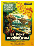 Bridge on the River Kwai  French Movie Poster  1958
