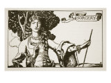Sorcery  Illustration from 'The Story of King Arthur and His Knights'  1903