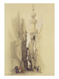The Minaret of the Mosque of El Rhamree  Cairo  from "Egypt and Nubia"  Vol3