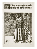 Sir Launcelot Sits with Sir Hilaire and Croisette  from 'The Story of Champions of Round Table'