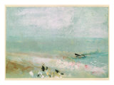 Beach with Figures and a Jetty C1830