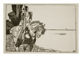 The Story of Sir Pellias  Illustration from 'The Story of King Arthur and His Knights'  1903