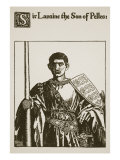 Sir Lavaine the Son of Pelles  Illustration from 'The Story of Sir Launcelot and His Companions'