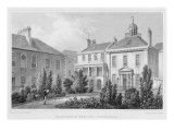 Houses on Surgeons' Square  Edinburgh  engraved by Thomas Barber  1829