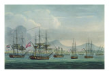 Capture of Maria Riggersbergen on October 18th  1806 for 'The Naval Chronology of Great Britain'