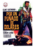 A Fistful of Dollars  Spanish Movie Poster  1964