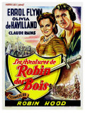 The Adventures of Robin Hood  Belgian Movie Poster  1938