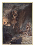 The forging of Nothung  illustration from 'Siegfried and the Twilight of the Gods'  1924