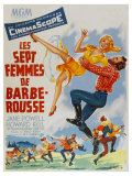 Seven Brides for Seven Brothers  French Movie Poster  1954