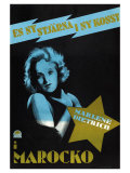 Morocco  Swedish Movie Poster  1930