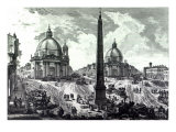 Veduta Della Piazza Del Popolo  C1750