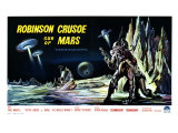 Robinson Crusoe on Mars  Belgian Movie Poster  1964