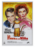 Bringing Up Baby  Spanish Movie Poster  1938