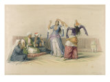 Dancing Girls at Cairo  from 'Egypt and Nubia'  engraved by Louis Haghe