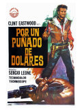 A Fistful of Dollars  Spanish Movie Poster  1964