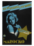 Morocco  Swedish Movie Poster  1930