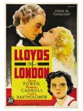 Lloyds of London  Swedish Movie Poster  1936