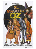 The Wizard of Oz  Spanish Movie Poster  1939
