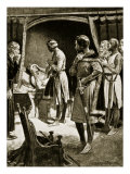 The Death of Henry Ii  1189  Illustration from 'Hutchinson's Story of the British Nation'  C1920