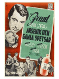 Arsenic and Old Lace  Swedish Movie Poster  1944