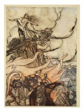 Siegfried leaves Brunnhilde in search of adventure  from 'Siegfried and the Twilight of Gods'