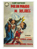 A Fistful of Dollars  Spanish Movie Poster  1964